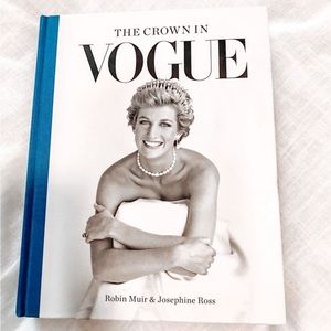 Vogue Coffee Table Book with Blue and White Cover